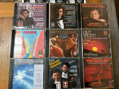 Gerard Schwarz Seattle Symphony Copland Clarinet Concerto Beethoven Symphony 5 +