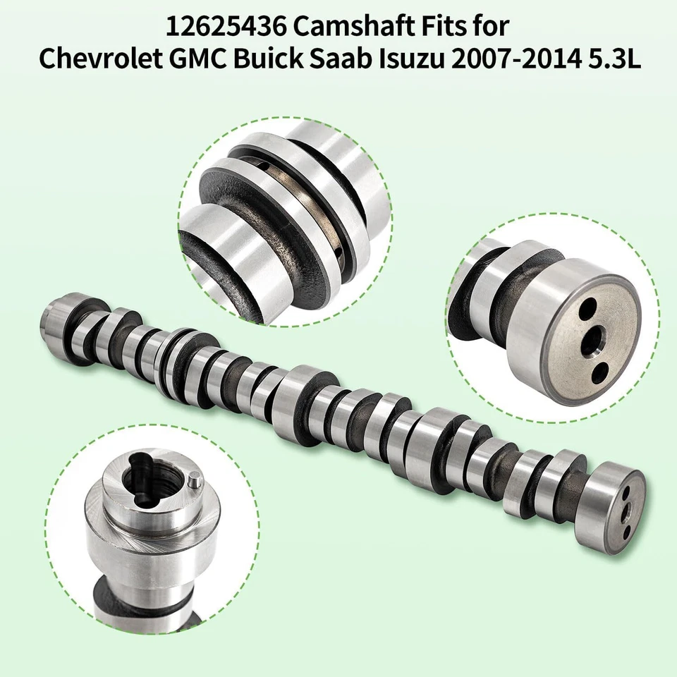 Hydraulic Roller Camshaft 12625436 for 2007-2014 Chevy GMC Yukon Sierra 5.3L Foto 4 de 4