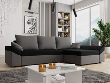 Ecksofa Palici L-Form Polsterecke Schlaffunktion mit Bettkasten  Eckcouch