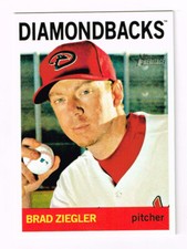FIFTY 2013 TOPPS HERITAGE HIGH BRAD ZIEGLER - ARIZONA DIAMONDBACKSH598