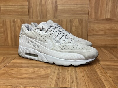 RARE  Nike Air Max 90 Ultra Moire Pure Platinum Sz 10.5 819477-005 Men's Shoes