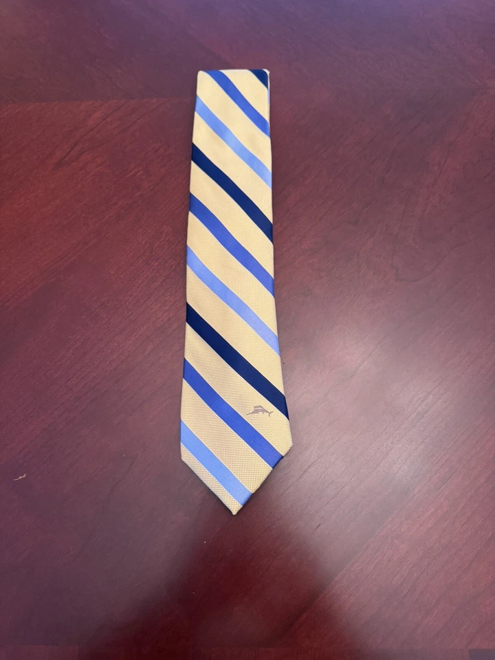 🌴 Lote de 5 corbatas de seda Tommy Bahama - ¡Diseños tropicales, cuadros y rayas! 🌴 Foto 2 de 4