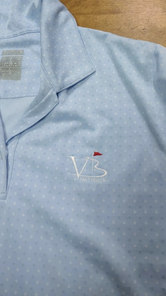 Camisa Polo Page & Tuttle Cool Swing Virginia Beach National Golf Club Damas L Foto 4 de 4