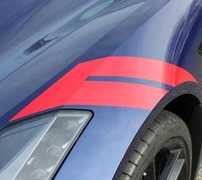 2014-2019 Corvette Stingray C7 Front Fender Racing Hash Stripes Decals 2014-2019 Corvette Stingray C7 Front Fender Racing Hash Stripes Decals
