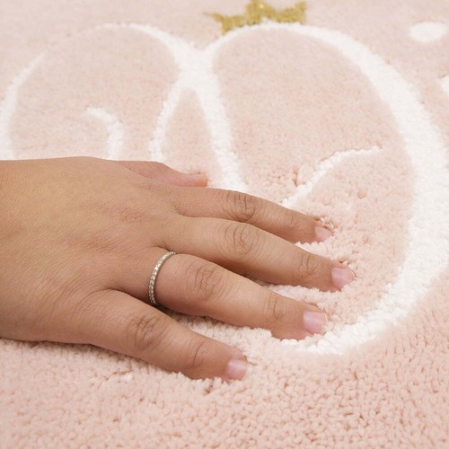Mohawk Home Bath Mat Pink 1' 8" X 2' 10" Durable 100% Micro Polyester EASY CARE - Picture 8 of 8