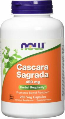 Now Foods Cascara Sagrada 450 mg - 250 Kapseln (11,96 EUR/100 g)