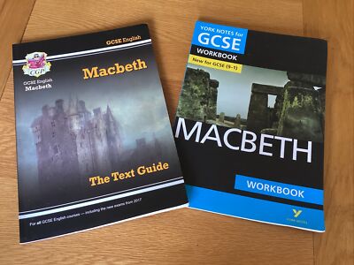 MACBETH GCSE English Shakespeare Text Guide & Workbook ~ Good Condition
