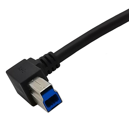 90° USB 3.0 Type B Male to Female Printer Extension Cable Waterproof Panel Mount - Picture 6 of 6