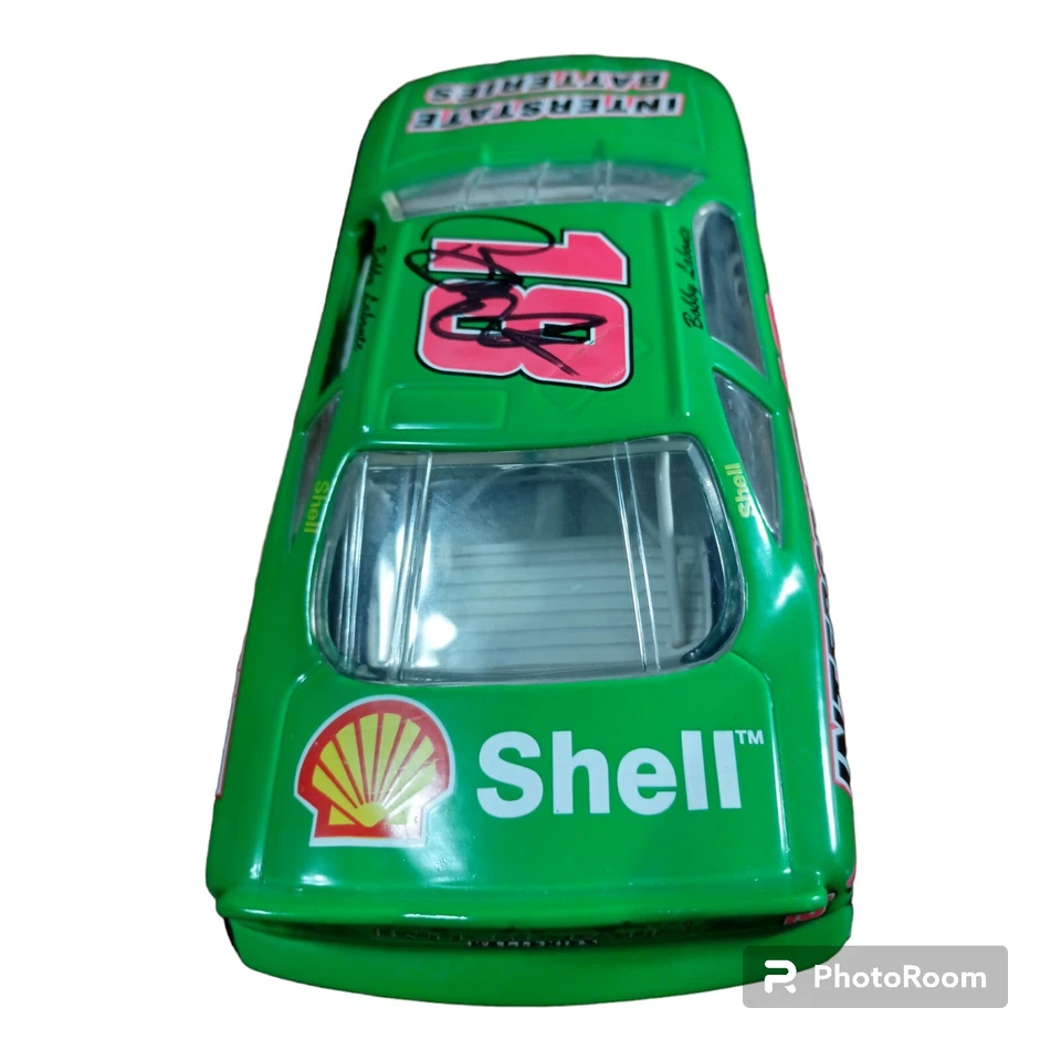 Estuche de coleccionista firmado por Bobby Labonte Nascar #18 Interestatal Shell 1:24 1998  Foto 4 de 4