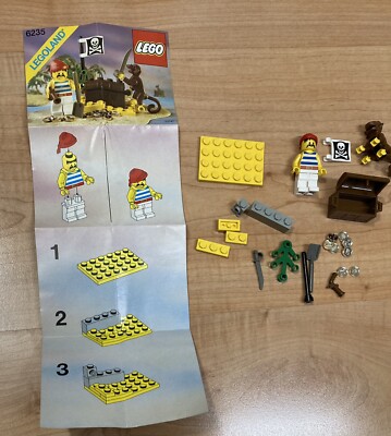 Lego Vintage Pirat 6235 Buried Treasure komplett mit Anleitung wie neu_