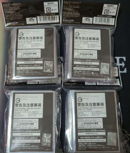 One Piece Kartenspiel 70 Hüllen 4er Set Offizieller TCG Buggy Shirahoshi Pudding fröhlich - Bild 2 von 2