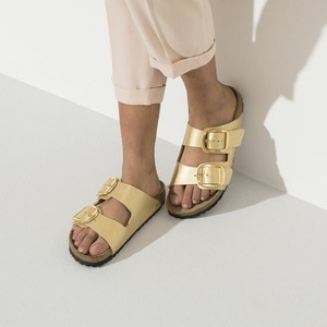 birkenstock arizona big buckle gold