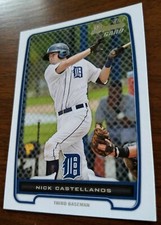 NICK CASTELLANOS, 2012 1st BOWMAN CARD #BP78, ROOKIE, RC. rookie card picture
