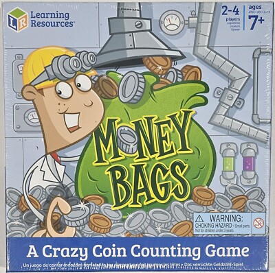 Money Bags A Crazy Coin Counting Educational Board Game By Learning Resources