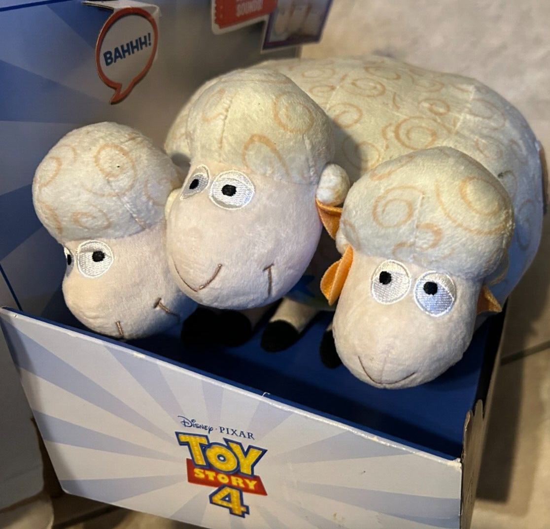 Toy Story 4 Billy Goat Gruff Plush Set w/ Sound Disney Pixar Bo