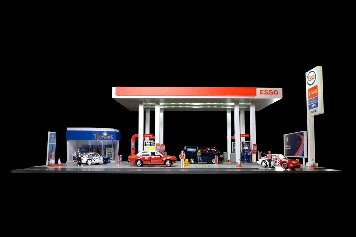 Esso サービスステーションジオラマ 1:64 Esso サービスステーションジオラマ 1:64
