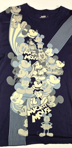 Disneyland WDW Mickey Mouse Graphic LS T-Shirt Layered Look Thermal Sleeves XL - Picture 4 of 10