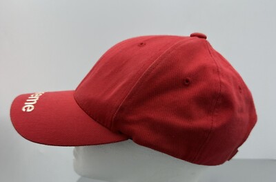 Rare Red White Supreme X Millitage Hat Strap Back | eBay