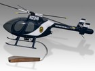 McDonnell Douglas MD 520N Huntington Beach Police Handcrafted Helicopter Model