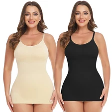 Women's Tummy Control Shapewear Tank Tops Compression Body Shaper Vest Camisole