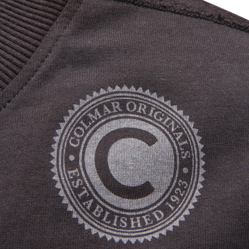 7190AT felpa uomo COLMAR man sweatshirt delavè black - Picture 3 of 4