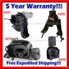 M930 Fits 2003 Toyota Matrix XRS 1.8L AUTO Engine Motor & Transmission Mount Set