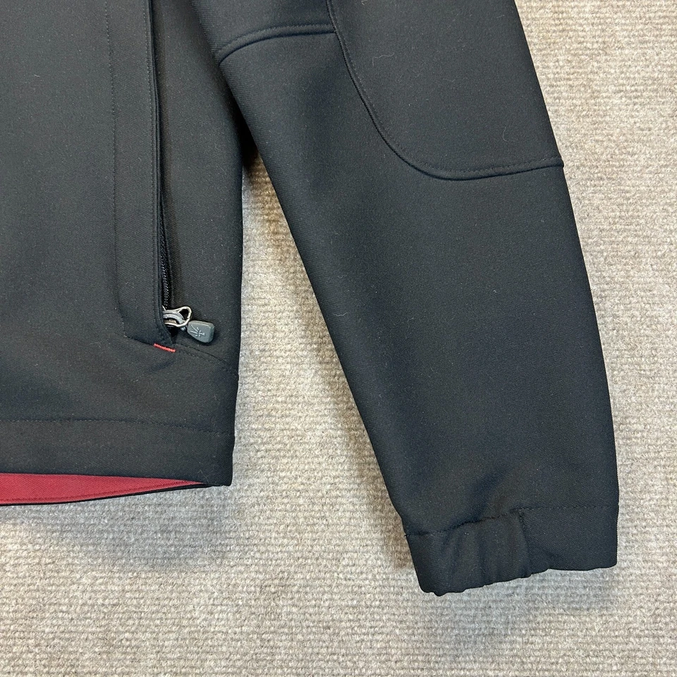 Chaqueta IBEX Peak ClimAwool Para Mujer Pequeña Negra Cremallera Completa Softshell Mezcla Merino Foto 4 de 4