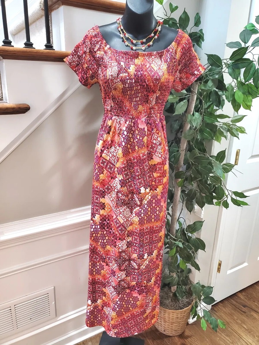 Harlow Rose Women's Multicolor Polyester Round Neck Short Sleeve