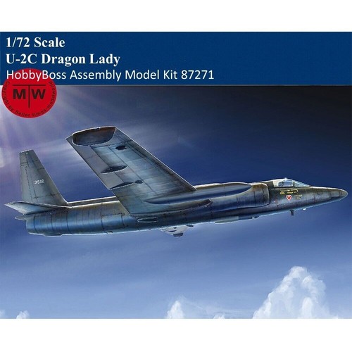 HobbyBoss 87271 1/72 Scale U-2C Dragon Lady Military Plastic Assembly Model Kit - 第 1/10 張圖片