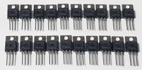 20pcs Motorola Triac Silicon Bidirectional Triode Thyristors 25A 400V MAC223-6