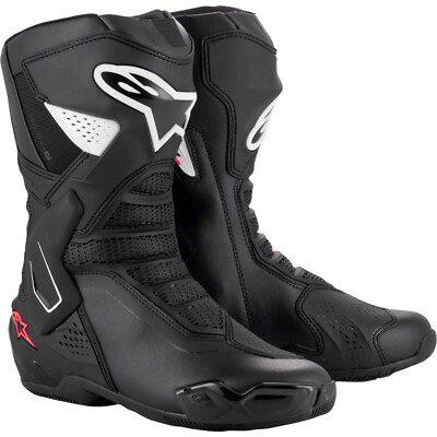 Damen Motorrad Stiefel 36 Alpinestars Stella SMX-6 v3 schwarz-weiß-pink 