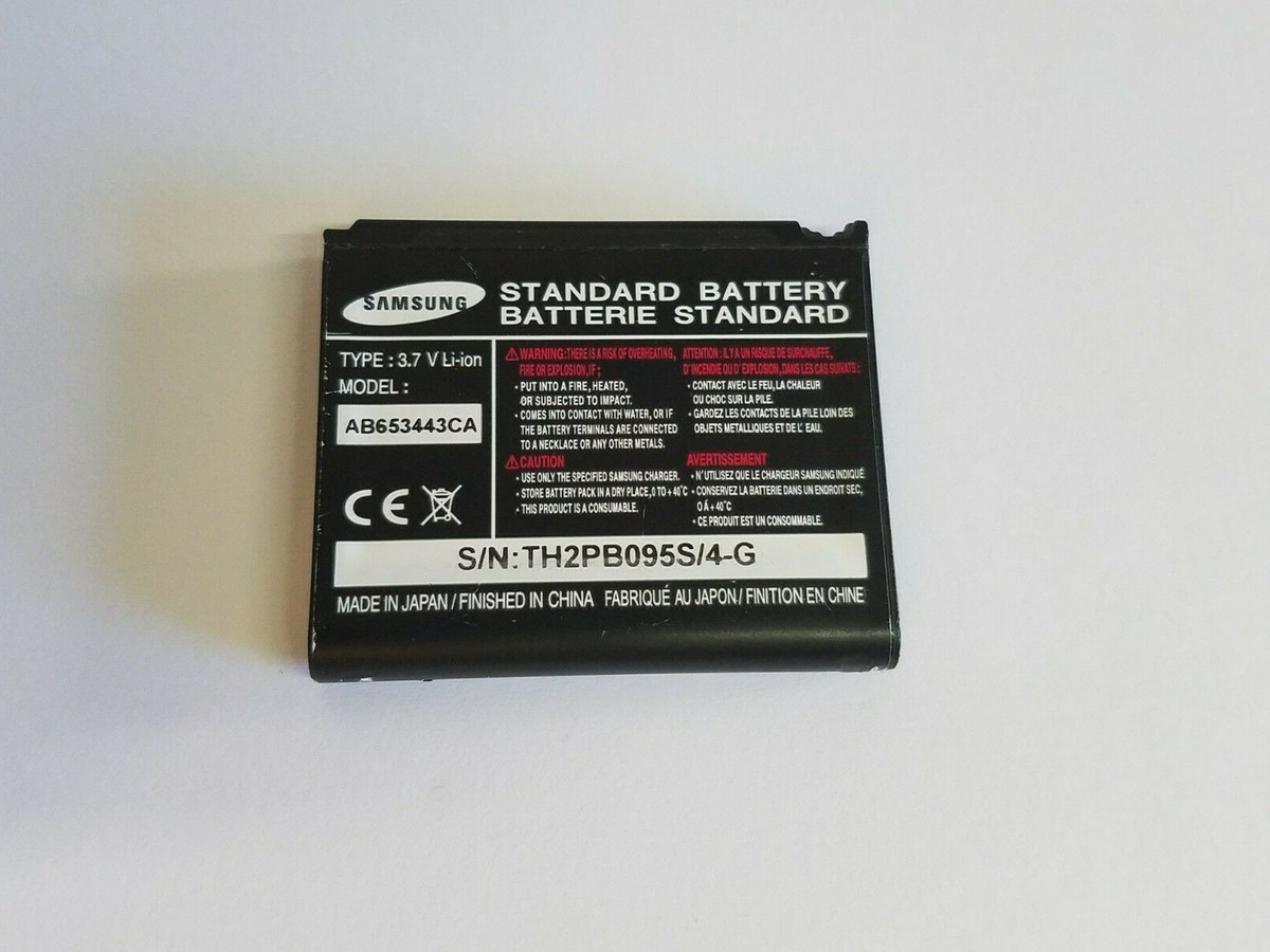 For Samsung AB653443CA Li-Ion Battery 3.7 V 1100 mAh For A597 A707
