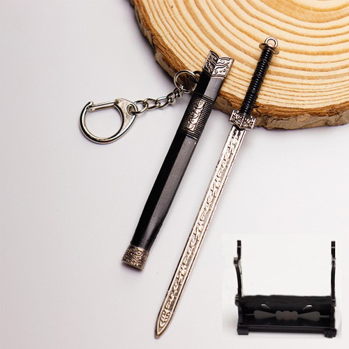 Keychain Ring Mini Sword with Sheath Tang Hengdao Han Sword China Ancient Sword - Picture 12 of 13