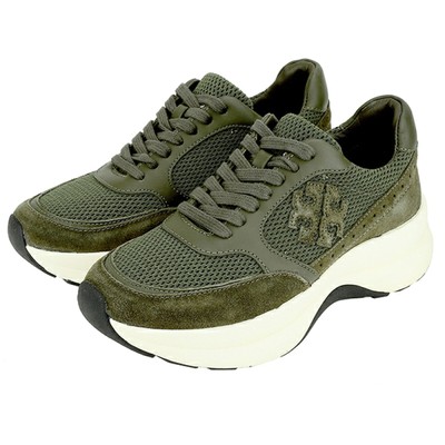Tory Burch Women's Kick Trainer Chevron Mesh Fashion Sneaker Size 8.5 NEW $289
