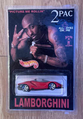 TUPAC SHAKUR “PICTURE ME ROLLIN” LAMBORGHINI HOT WHEEL SEALED 1/1