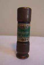 Cefco Cefcon CRN-R-4 Dual Element Time Delay 4 Amp 250V AC Fuse NOS NEW NO BOX