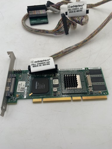 Adaptec ASR-2120S/64MB SCSI RAID Controller Card And Wiring Harness - Afbeelding 2 van 5