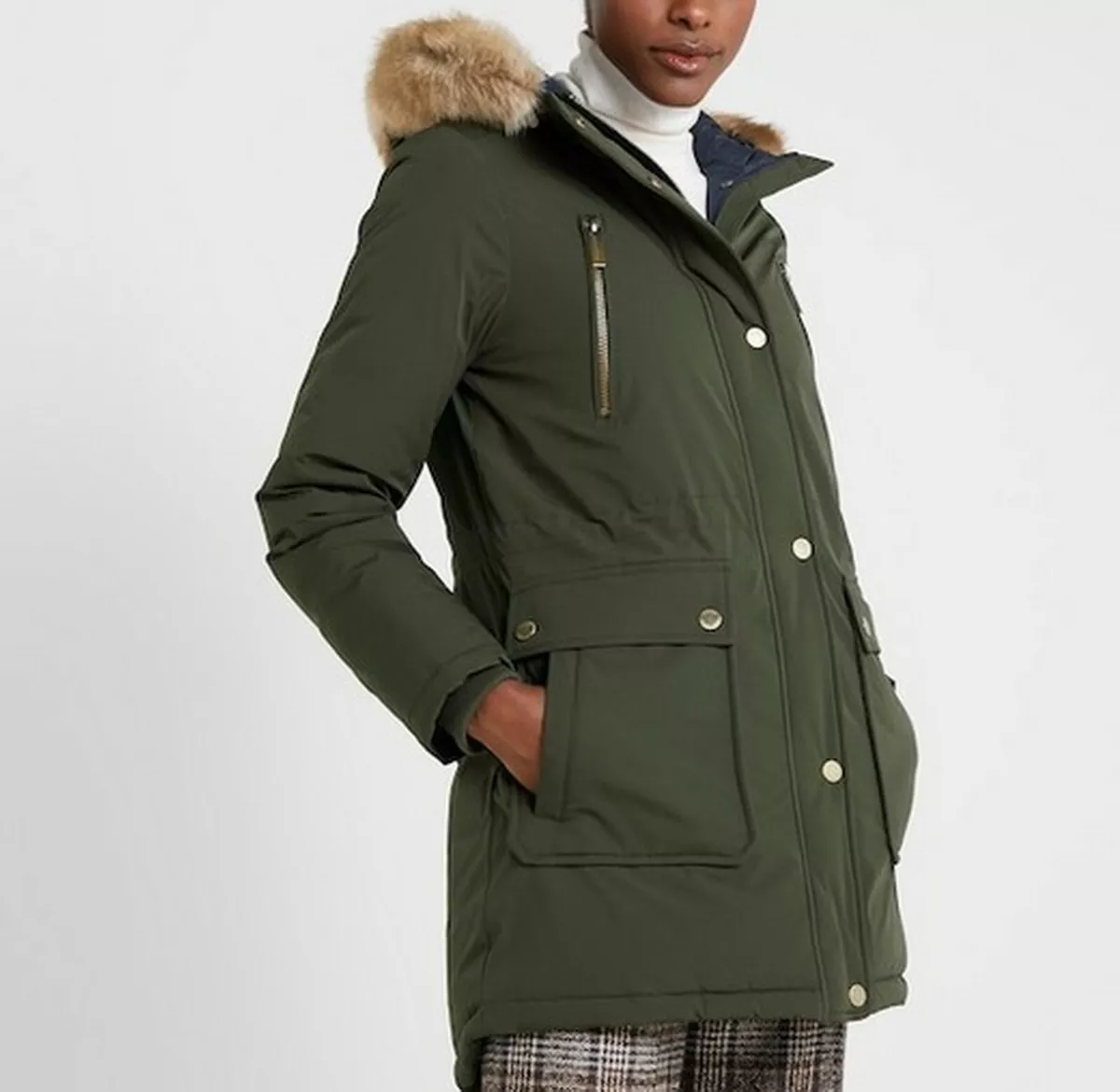 NWT MICHAEL Michael Kors Down Filled Hood Anorak Coat MSRP 330
