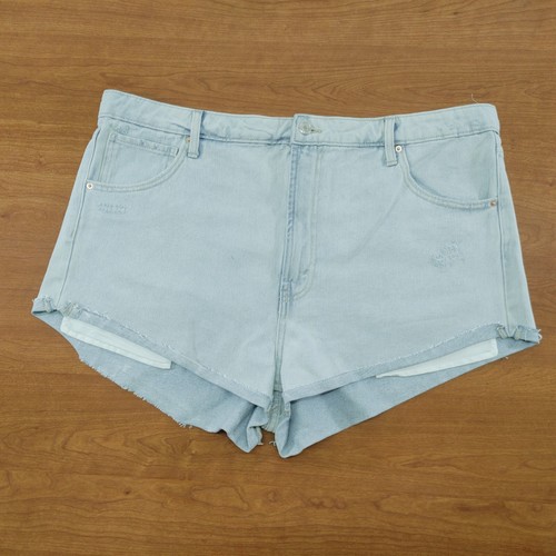 Wild Fable Women's Highest Rise Cheeky Jean Shorts Size 18 Blue eBay