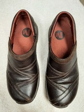 Merrell Primo Patch Womens Bug Brown Slip On Loafer Shoes Size 7