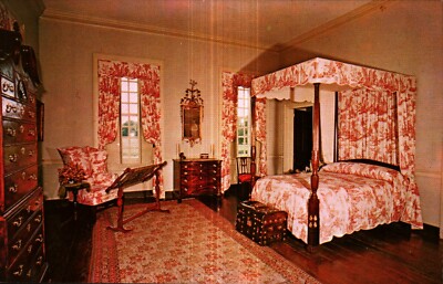 The Mother's Room Stratford Hall Westmoreland Virginia Unposted Vintage Postcard