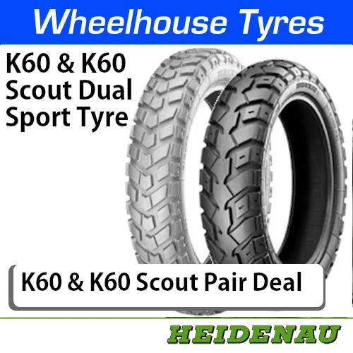 Heidenau K60 & K60 Scout Pair Deal - All Sizes