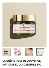 La provençale Lot De 3 LA CRÈME ROSE DE JOUVENCE ANTI-ÂGE ÉCLAT CERTIFIÉE BIO