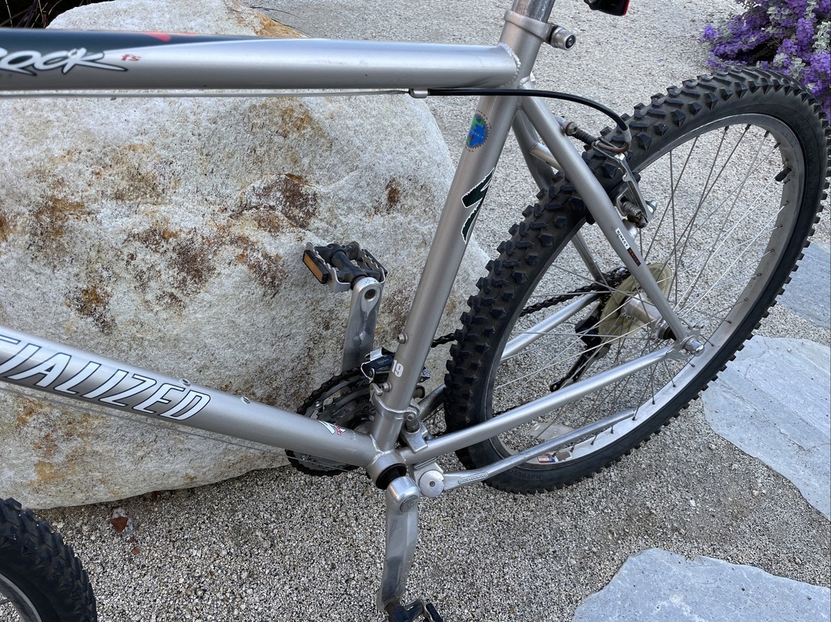 Specialized Hardrock MTBフレーム シルバー SPECIALIZED HARDROCK FS MOUNTAIN BIKE SILVER 19 BEAUTY! | eBay