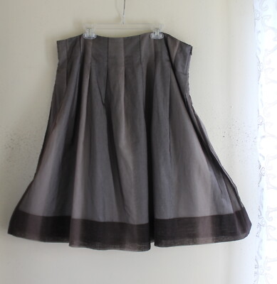 Coldwater Creek Größe L 10/12 Chiffon Mehrlagig Voll Sexy Designer A-Linie
