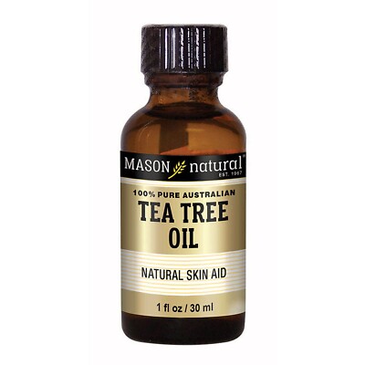 Mason Natural Tea Tree Oil - 100% Australian Oil, for Hair, Skin & Nails, 1 OZ