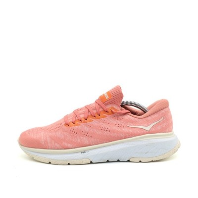Hoka One Damen Cavu 3 Sneaker Pink Mesh Low-Top Leichtgewicht Laufschuh EU 40