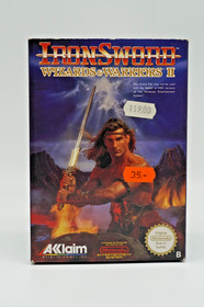 Nintendo Iron Sword: Wizards & Warriors II Nintendo Nes Ovp