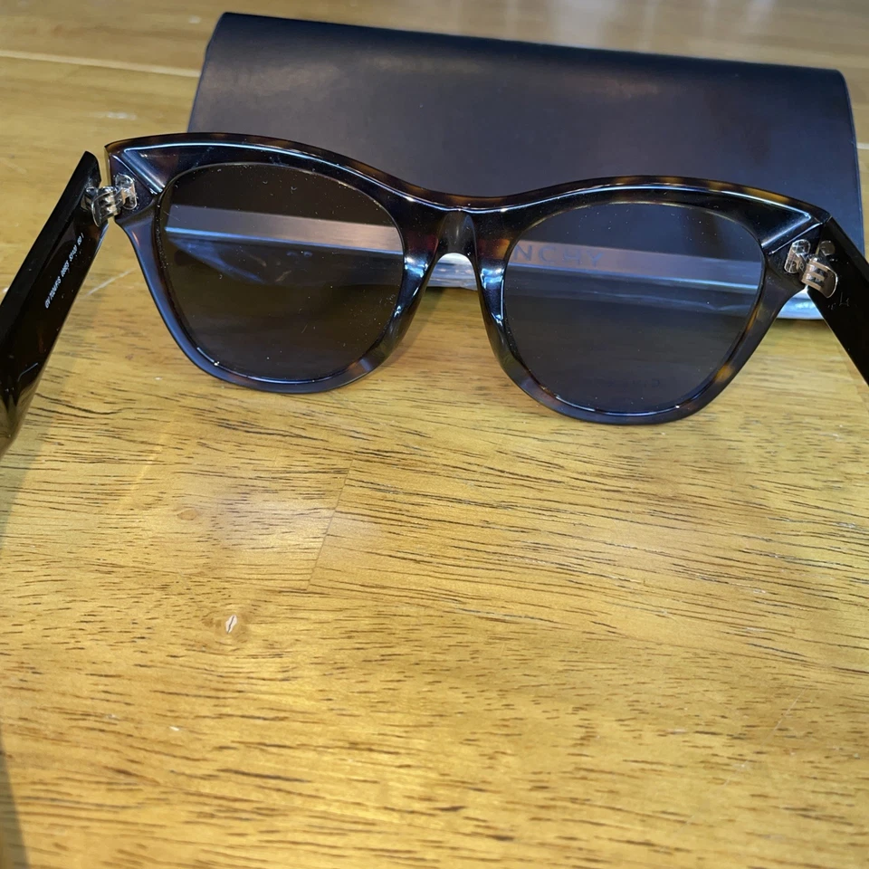 Gafas de sol Givenchy para mujer JJ2 redondas ojo de gato habana oscura *CERTIFICADO DE AUTENTICIDAD* Foto 3 de 4