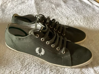 Fred Perry Green trainers Men’s Size 11/46 - Photo 1/3